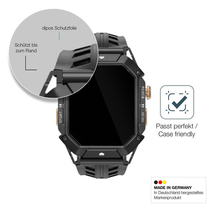 Besonders flexibler Displayschutz mit Anti-Shock-Schicht im Materialmix