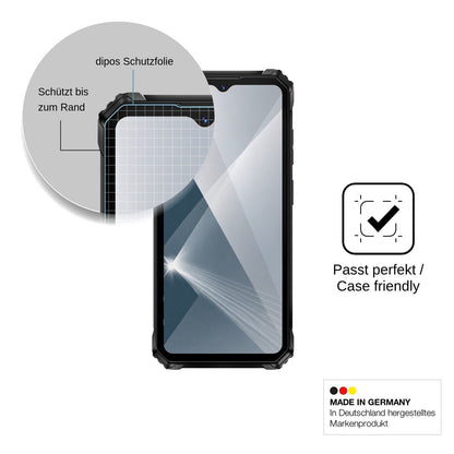 2x 9H Schutzfolie für Oukitel G6 Panzerfolie