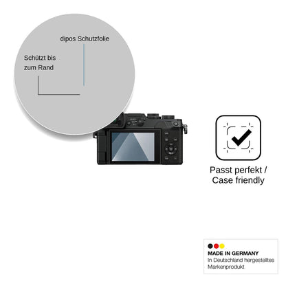 2x 9H Schutzfolie für Panasonic Lumix DMC-GX8 Panzerfolie