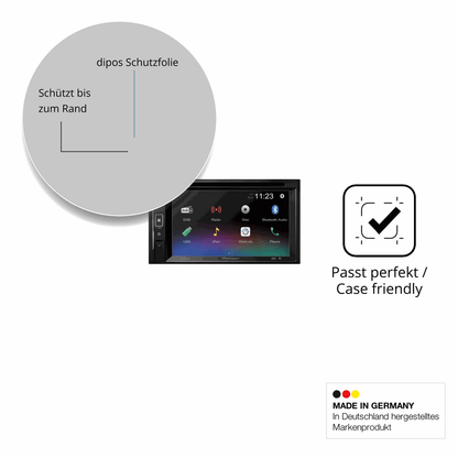 Besonders flexibler Displayschutz mit Anti-Shock-Schicht im Materialmix