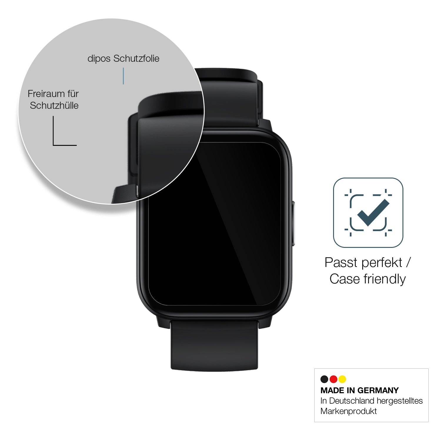 Besonders flexibler Displayschutz mit Anti-Shock-Schicht im Materialmix