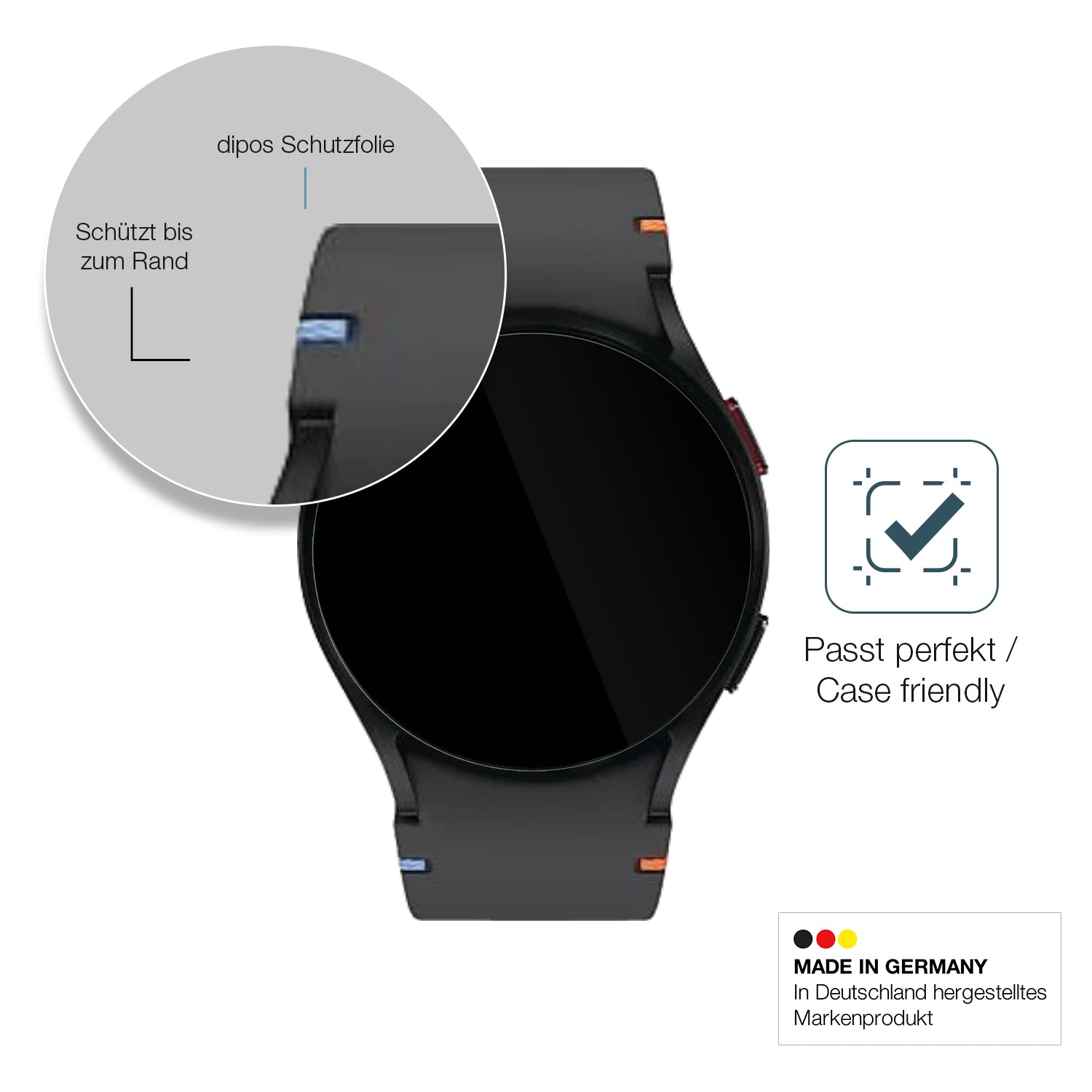 Besonders flexibler Displayschutz mit Anti-Shock-Schicht im Materialmix