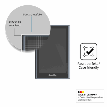 Besonders flexibler Displayschutz mit Anti-Shock-Schicht im Materialmix