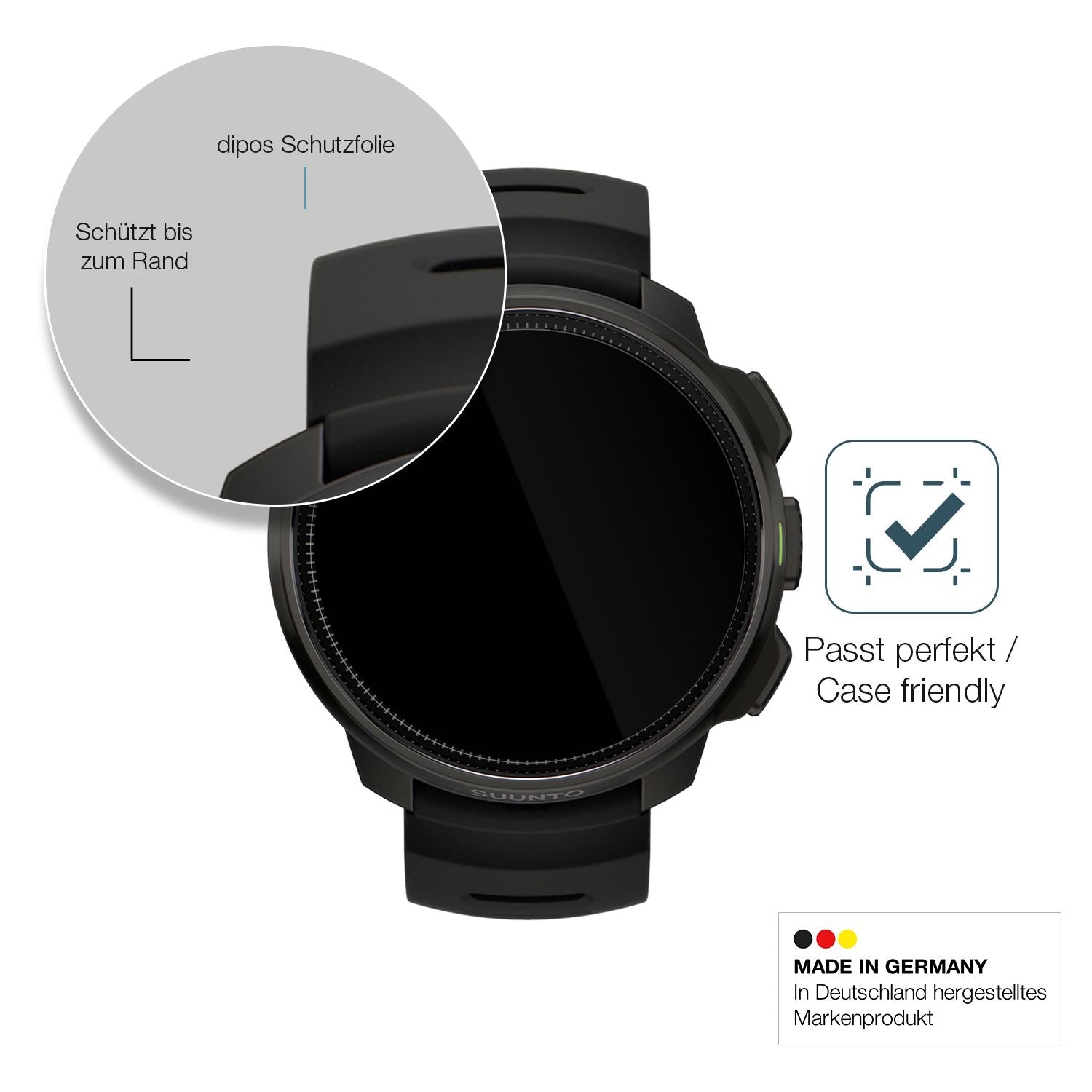 Besonders flexibler Displayschutz mit Anti-Shock-Schicht im Materialmix