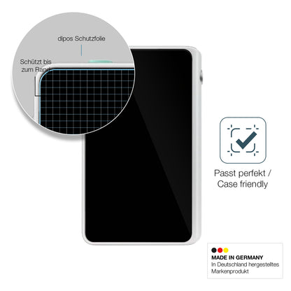 Besonders flexibler Displayschutz mit Anti-Shock-Schicht im Materialmix