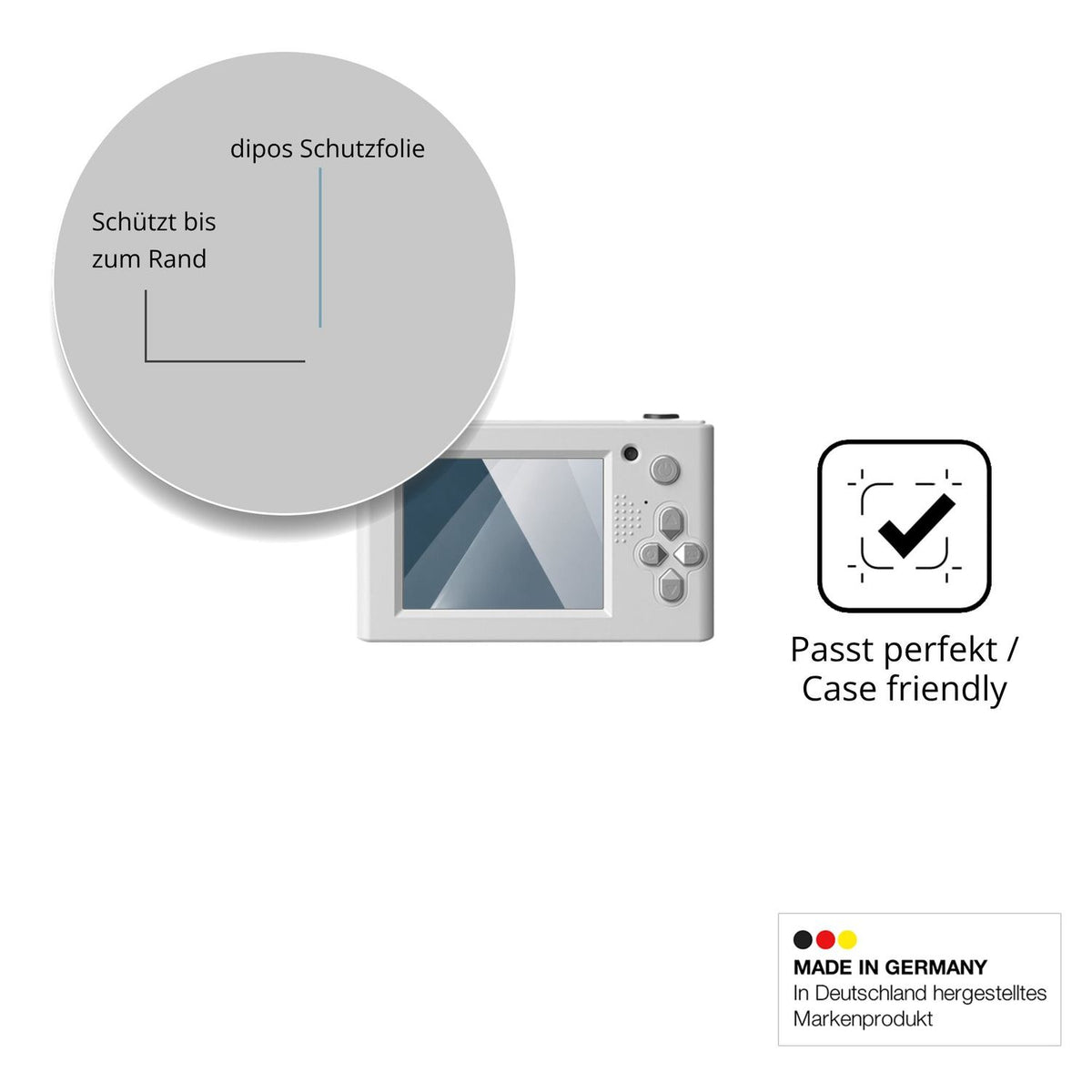 Besonders flexibler Displayschutz mit Anti-Shock-Schicht im Materialmix