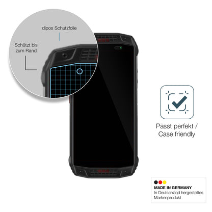 Besonders flexibler Displayschutz mit Anti-Shock-Schicht im Materialmix