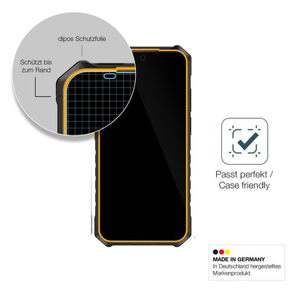 Besonders flexibler Displayschutz mit Anti-Shock-Schicht im Materialmix