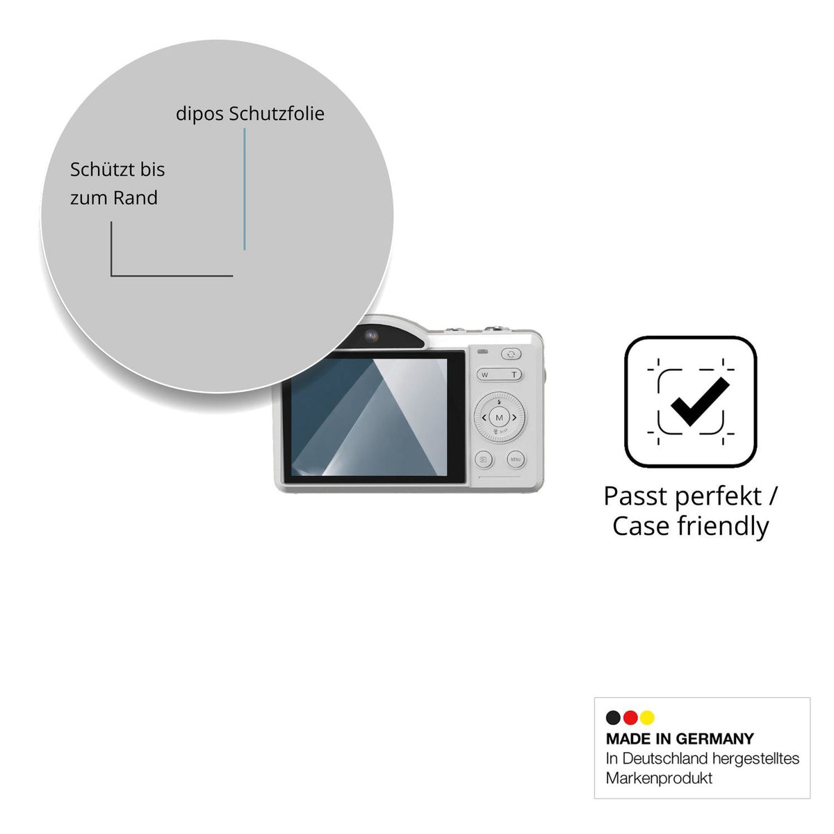 Besonders flexibler Displayschutz mit Anti-Shock-Schicht im Materialmix