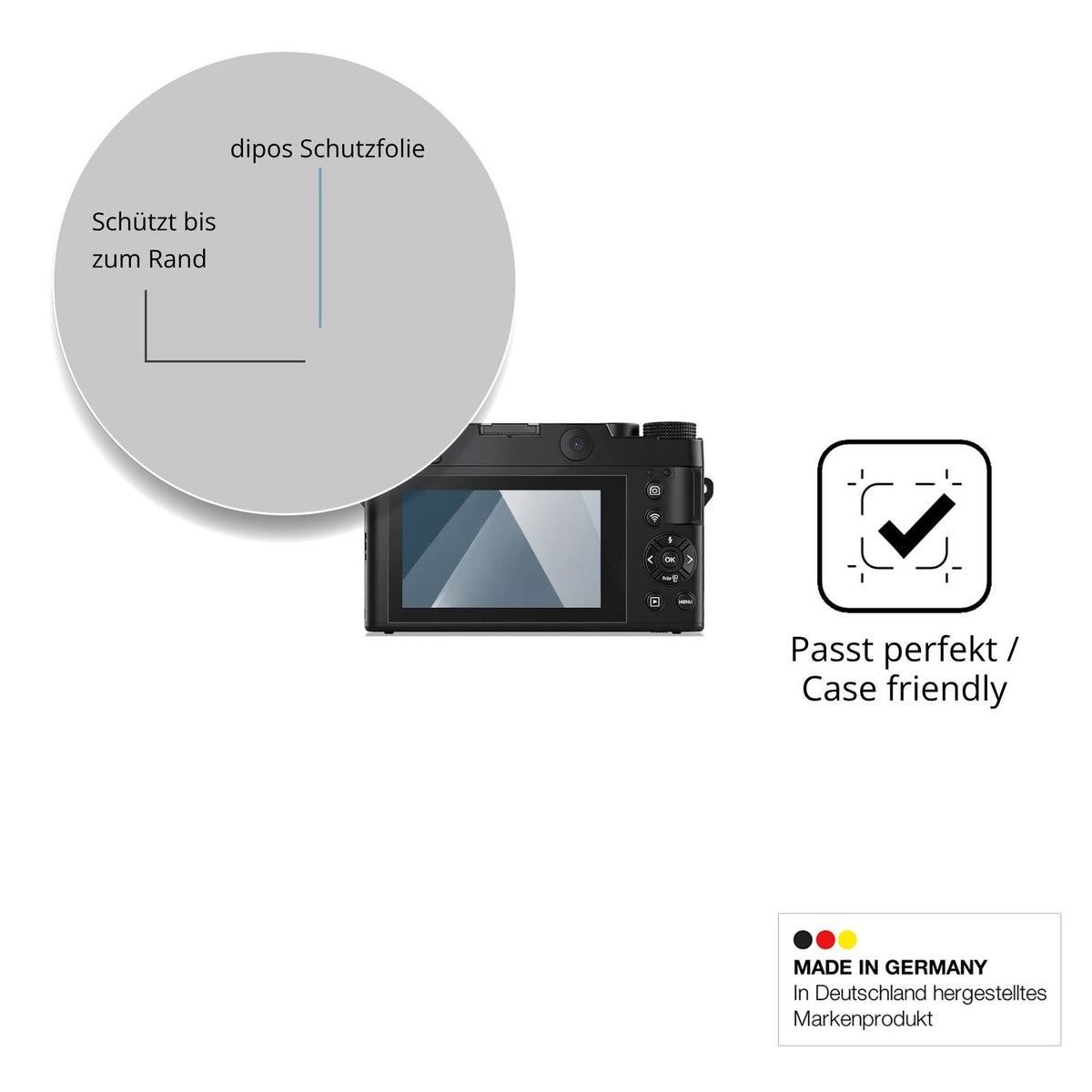 Besonders flexibler Displayschutz mit Anti-Shock-Schicht im Materialmix