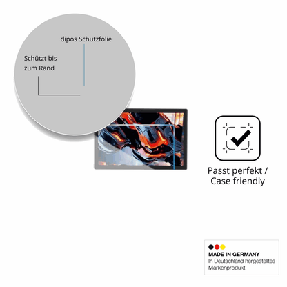 Besonders flexibler Displayschutz mit Anti-Shock-Schicht im Materialmix