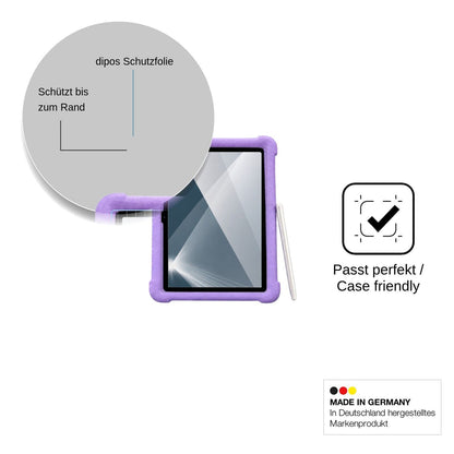 2x 9H Schutzfolie für ZONKO Kinder Tablet 10 Panzerfolie