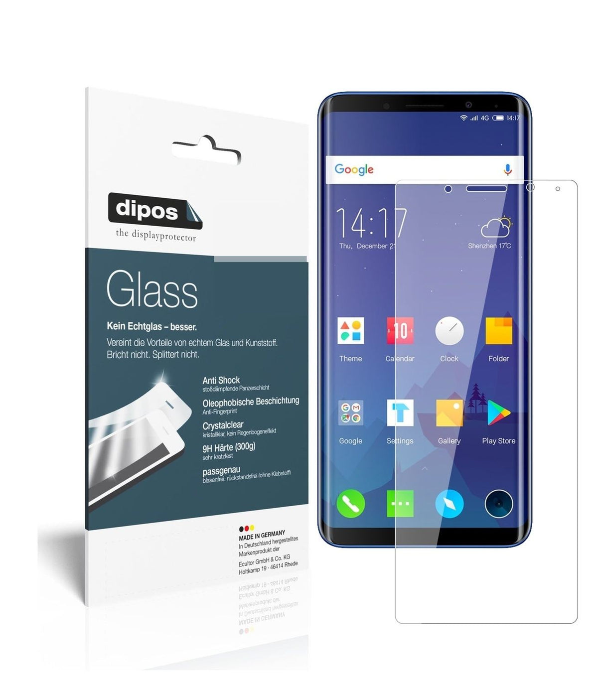 1x 9H Schutzfolie für Elephone U Panzerfolie