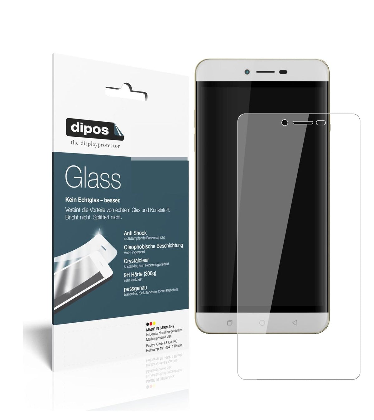 1x 9H Schutzfolie für Coolpad Torino R108 Panzerfolie