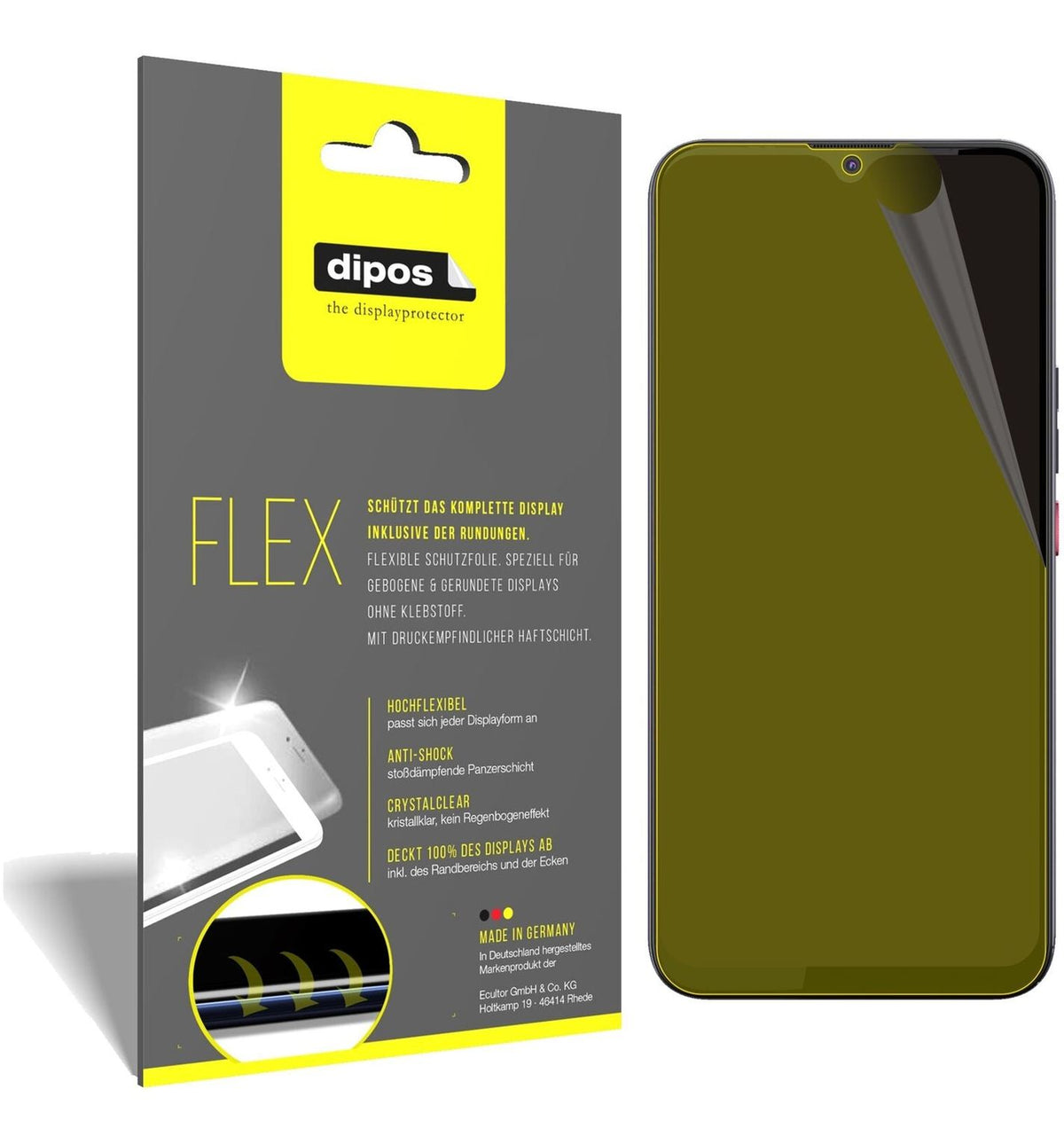 2x 3D Full Cover Schutzfolie für Gigaset GS5