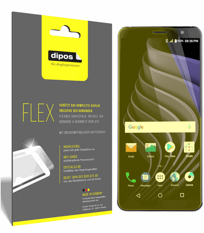 3x 3D Full Cover Schutzfolie für ZTE Blade Max View