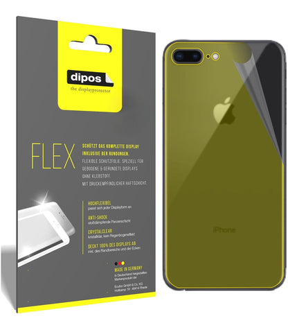 3x 3D Full Cover Schutzfolie für Apple iPhone 8 Plus Rückseite
