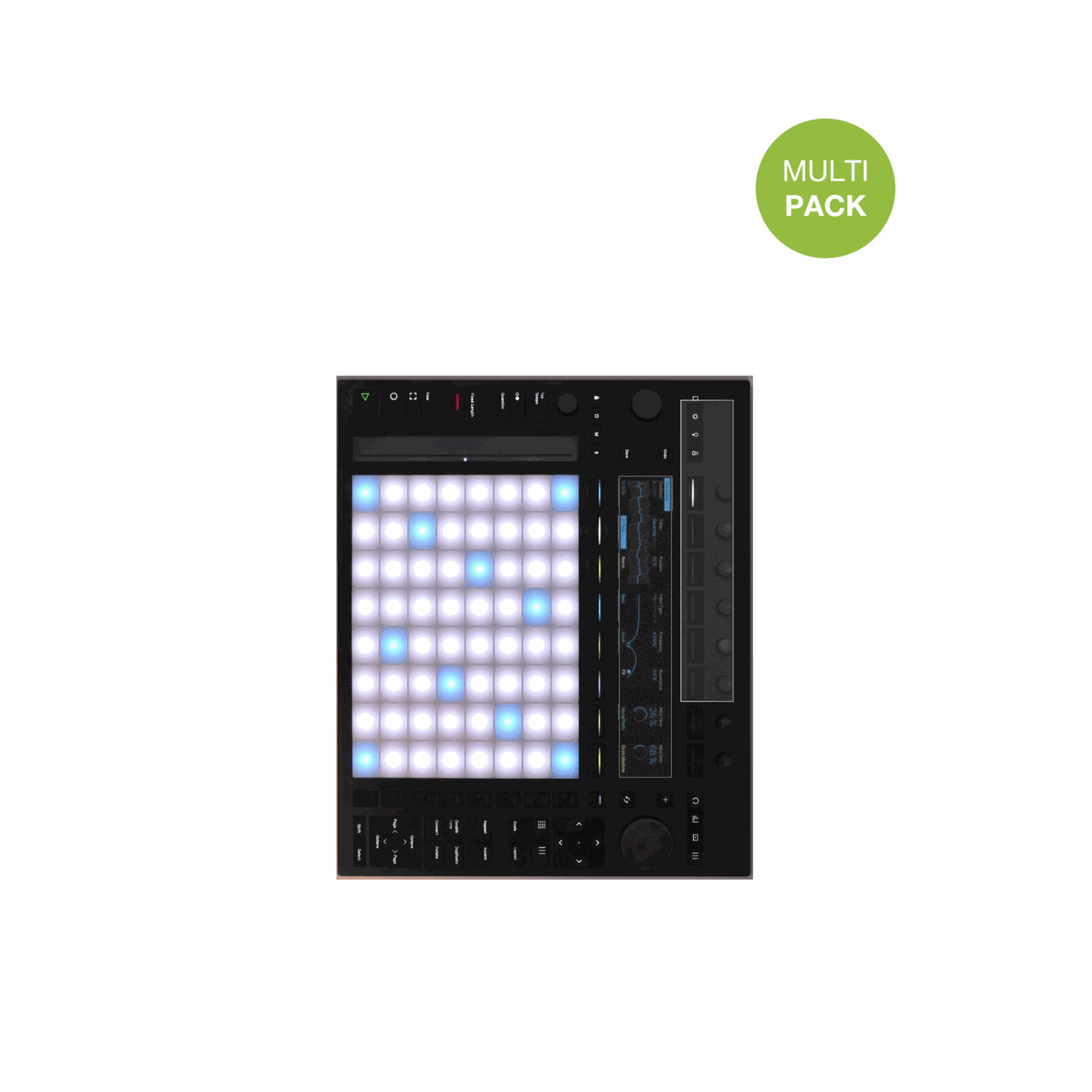 2x Schutzfolie matt für Ableton Push 3 Display-Schutzfolie
