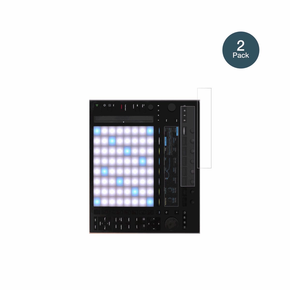 2x 9H Schutzfolie matt für Ableton Push 3 Panzerfolie