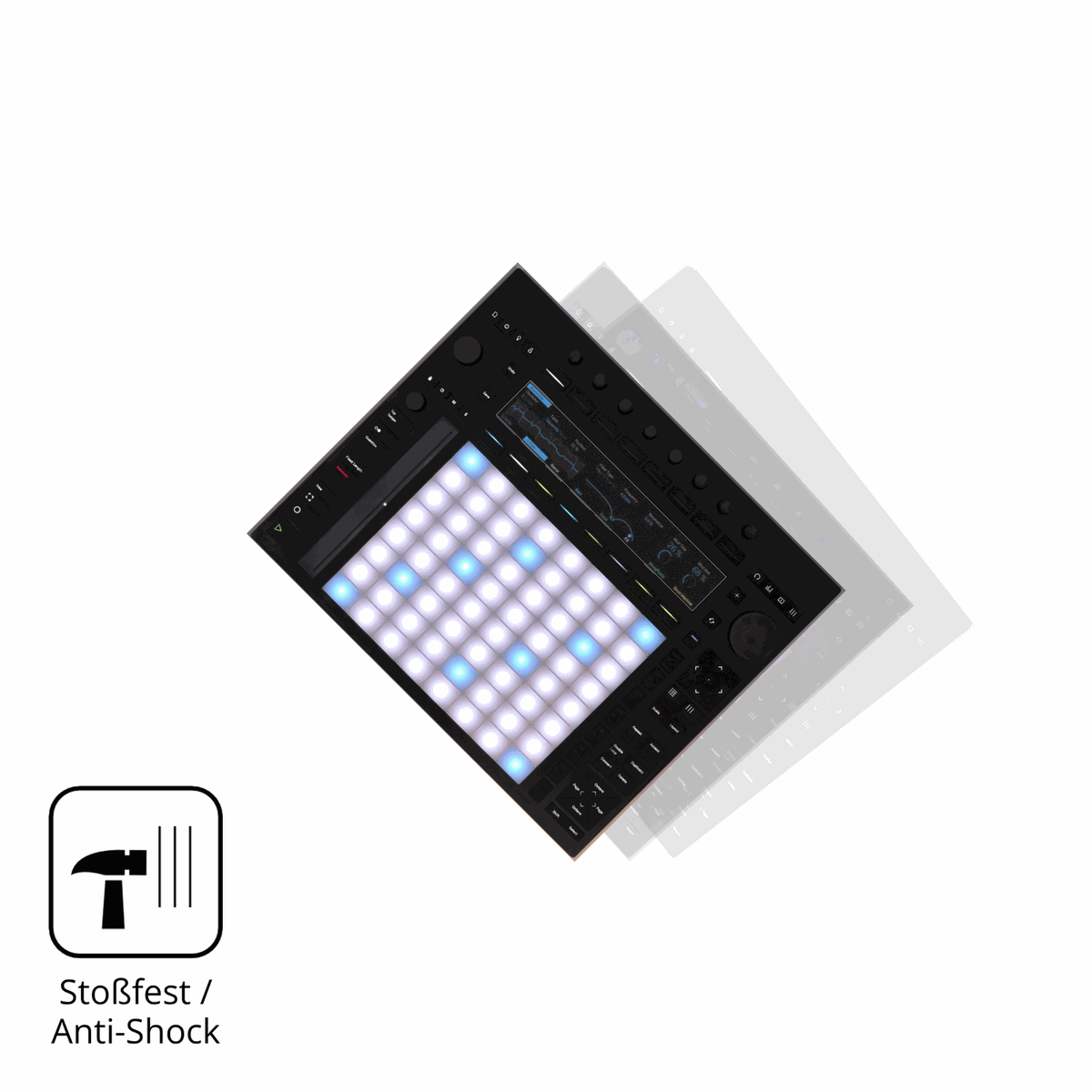 2x 9H Schutzfolie matt für Ableton Push 3 Panzerfolie