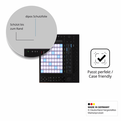2x 9H Schutzfolie matt für Ableton Push 3 Panzerfolie