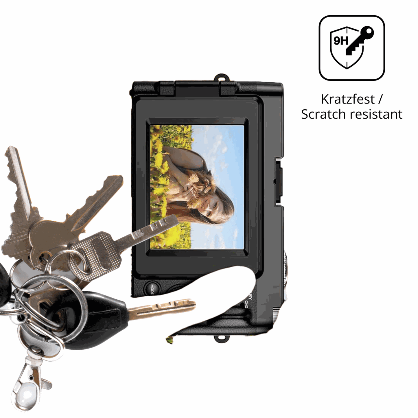 dipos Displayschutz für Aboobu Digitalkamera 4K 48MP 3 Zoll, mattierte Oberfläche, robuste Festigkeit und perfekte Passform