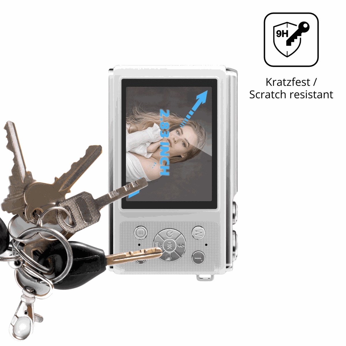 dipos Displayschutz für Acbaeta IXSS 8, mattierte Oberfläche, robuste Festigkeit und perfekte Passform