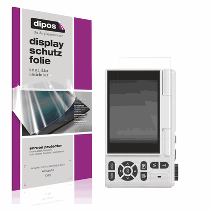 Klare Displayschutzfolie von dipos passend für Acbaeta XH9, präziser Zuschnitt und blasenfrei montiert