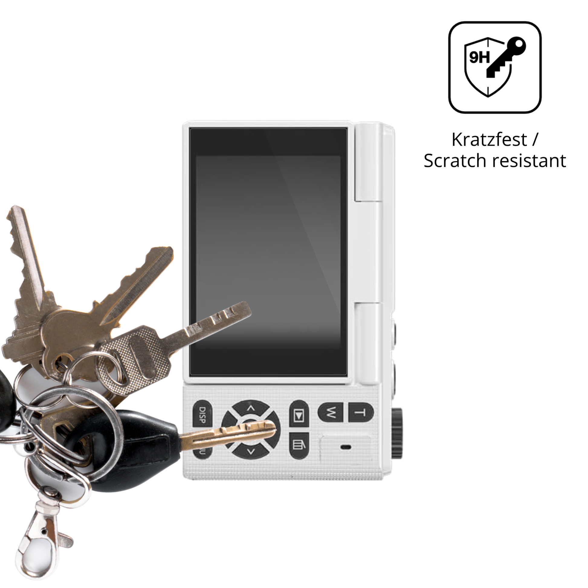 dipos Displayschutz für Acbaeta XH9, transparente Oberfläche, perfekte Passform auch für die Rundungen