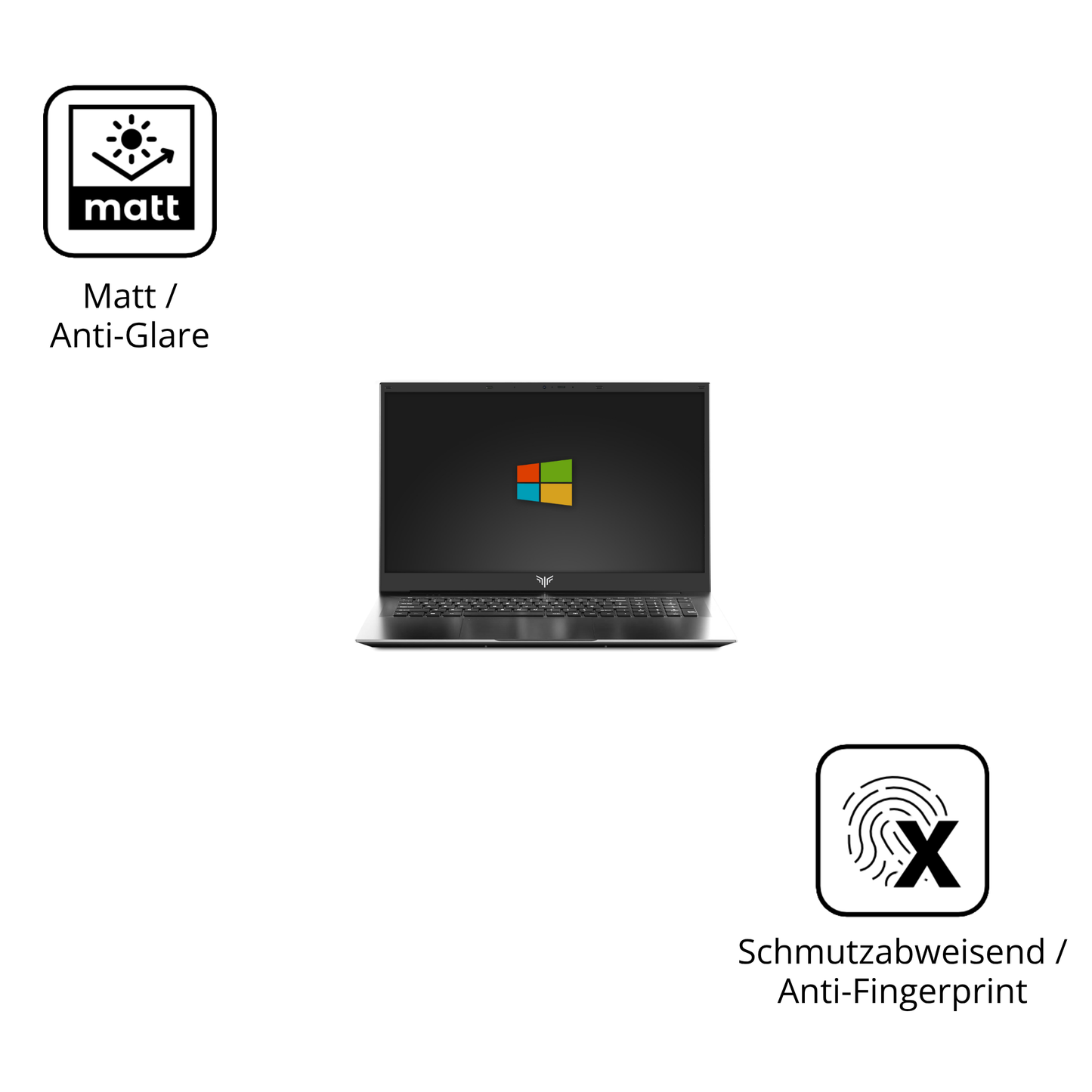 Dünne und entspiegelnde Folie passend zugeschnitten für acemagicax18 laptop