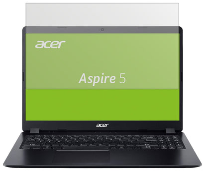 AcerAspire 5 (A515-43-R6WW) mit aufgebrachter dipos Displayschutzfolie, die lästige Fingerabdrücke minimiert