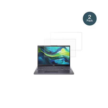 aceraspire a15-51 mit aufgebrachter dipos Panzerfolie, die lästige Fingerabdrücke minimiert