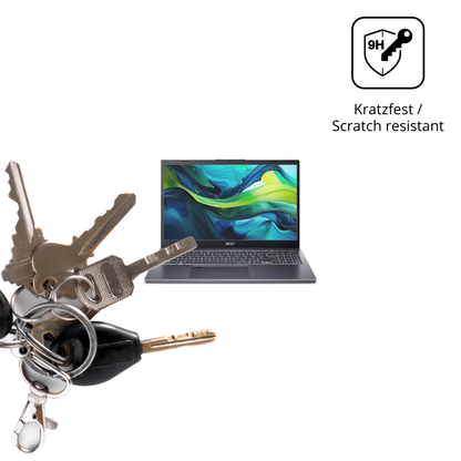 dipos Displayschutz für aceraspire a15-51, mattierte Oberfläche, robuste Festigkeit und perfekte Passform