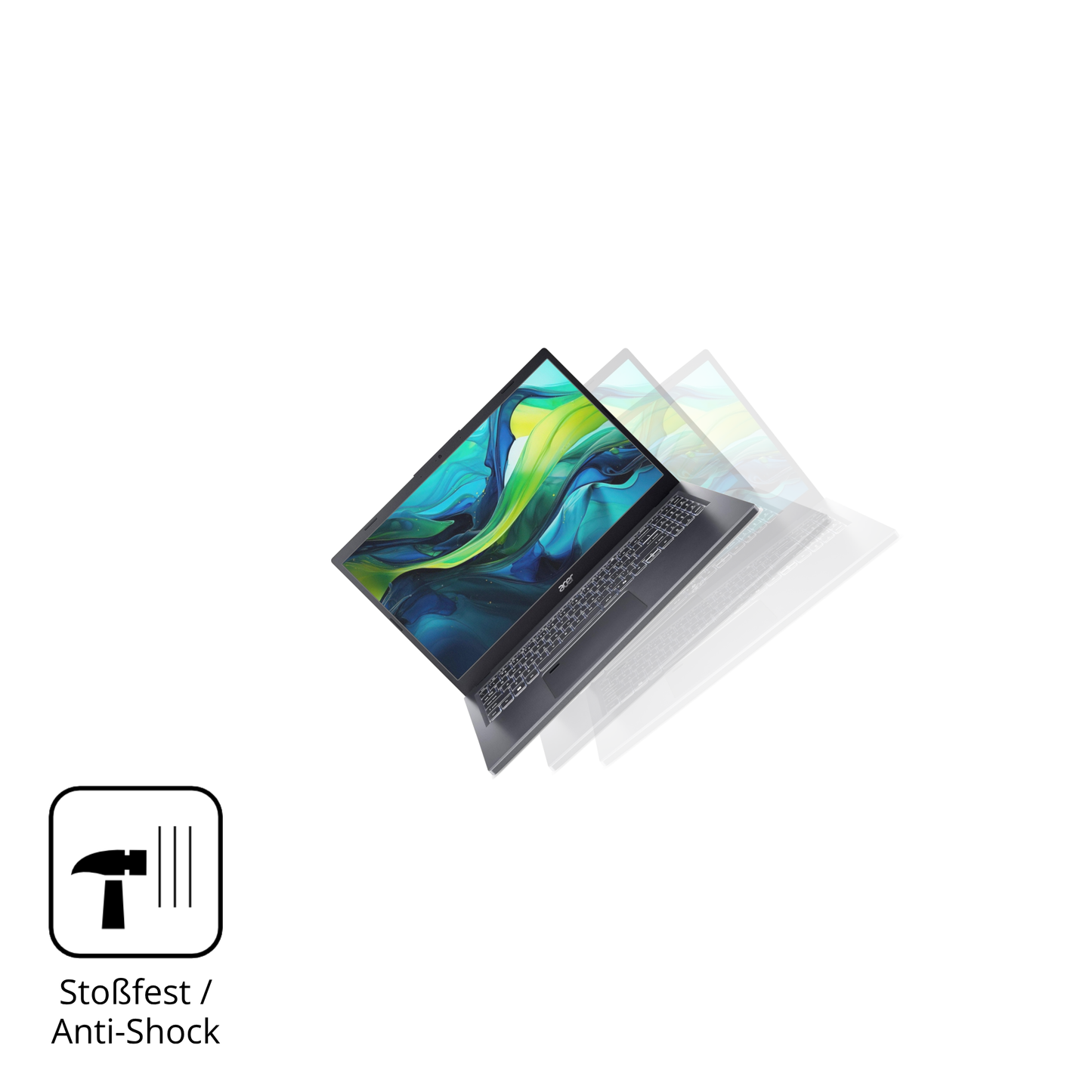 Schutz gegen Kratzer auf dem aceraspire a15-51 Glas durch Schlüssel, Stöße gegen die Tischkante oder Stürze