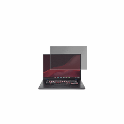 acerChromebook Plus 516 mit aufgebrachtem dipos Displayschutz, der seitliche Einblicke blockiert