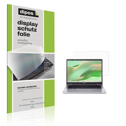 2x Schutzfolie matt für Acer Chromebook Spin 314 CP314-2HN Display-Schutzfolie