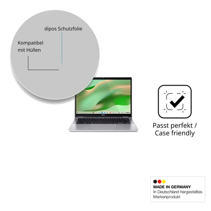 2x Schutzfolie klar für Acer Chromebook Spin 314 CP314-2HN Display-Schutzfolie