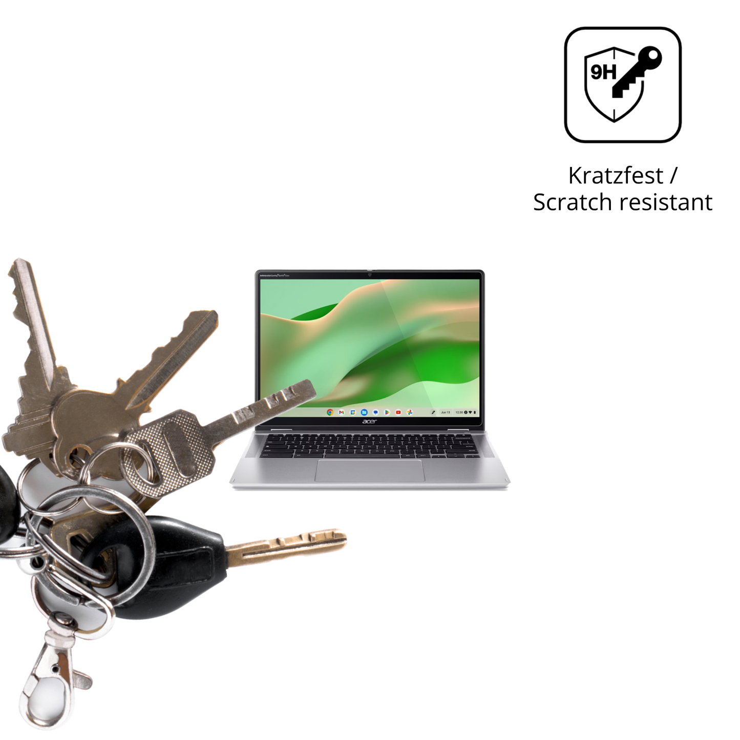 2x 9H Schutzfolie für Acer Chromebook Spin 314 CP314-2HN Panzerfolie