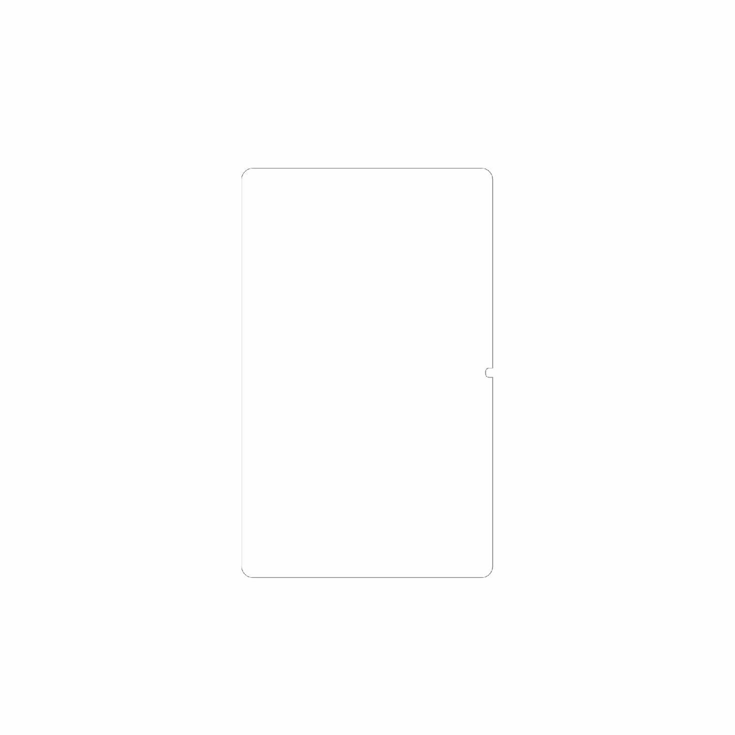 dipos Displayschutz für Acer Iconia A12, mattierte Oberfläche, geringe Dicke und perfekte Passform