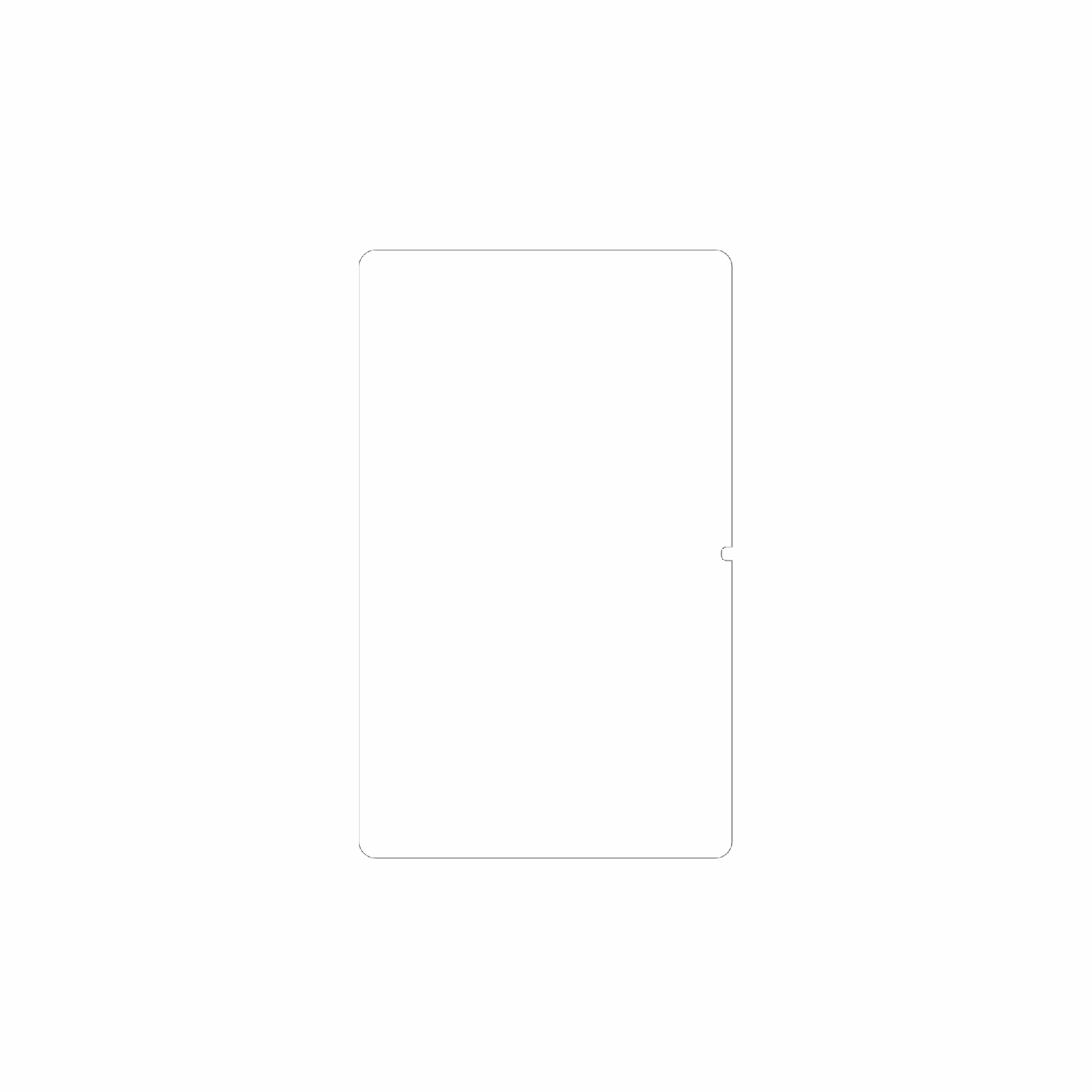 dipos Displayschutz für Acer Iconia A12, mattierte Oberfläche, geringe Dicke und perfekte Passform