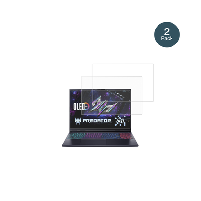 acerpredator helios neo 16 ai mit aufgebrachter dipos Panzerfolie, die lästige Fingerabdrücke minimiert