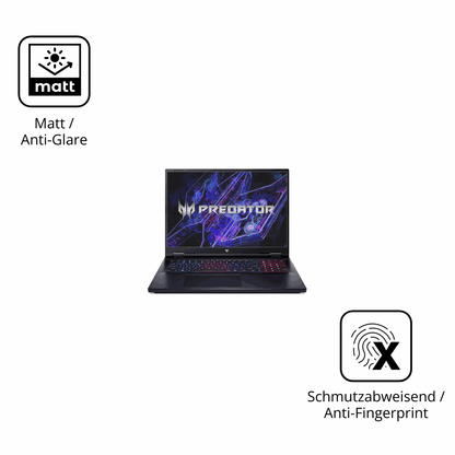 Dünne und entspiegelnde Folie passend zugeschnitten für acer Predator Helios Neo 18 18 Zoll