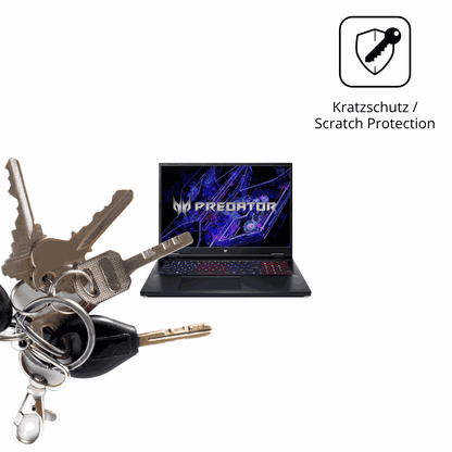 Schutz gegen Kratzer auf dem acer Predator Helios Neo 18 18 Zoll Glas durch Schlüssel oder Ähnliches