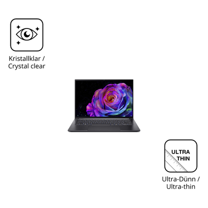 Dünne und klare Folie passend zugeschnitten für acerswift 14 sfx14-73g