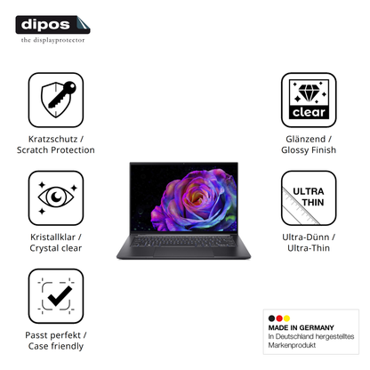 Displayschutz hergestellt in Deutschland, höchste Qualität made in Germany