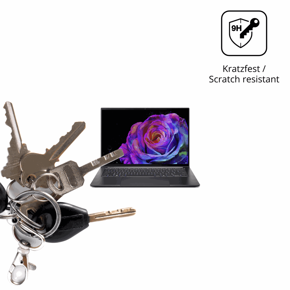 2x 9H Schutzfolie für Acer Swift 14 SFX14-73G Panzerfolie