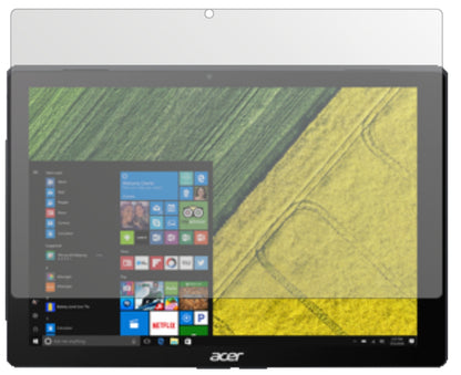 AcerSwitch 5 Pro SW512-52P mit aufgebrachter dipos Displayschutzfolie, die lästige Fingerabdrücke minimiert