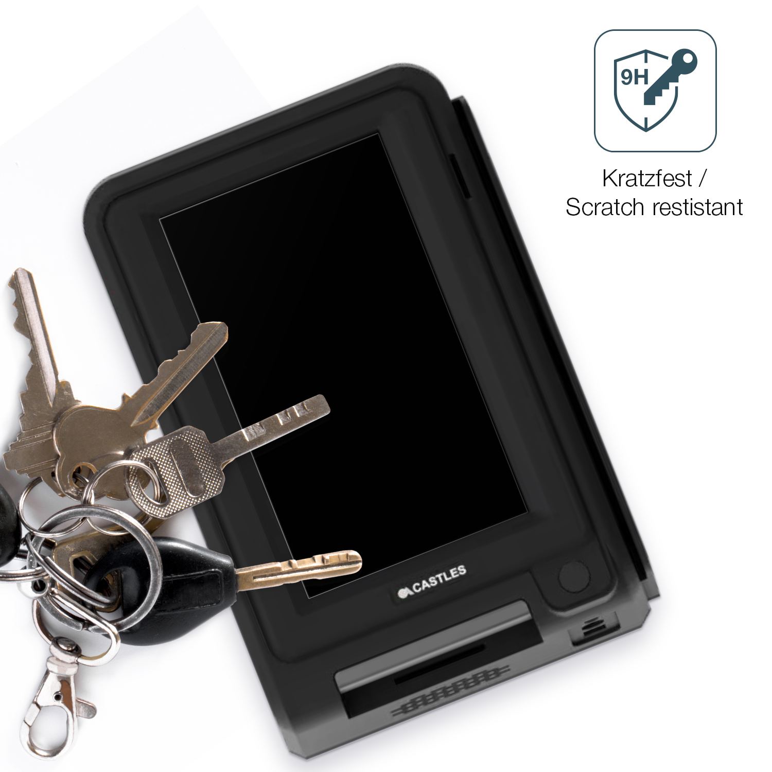 dipos Displayschutz für Adyen S1U2, mattierte Oberfläche, robuste Festigkeit und perfekte Passform