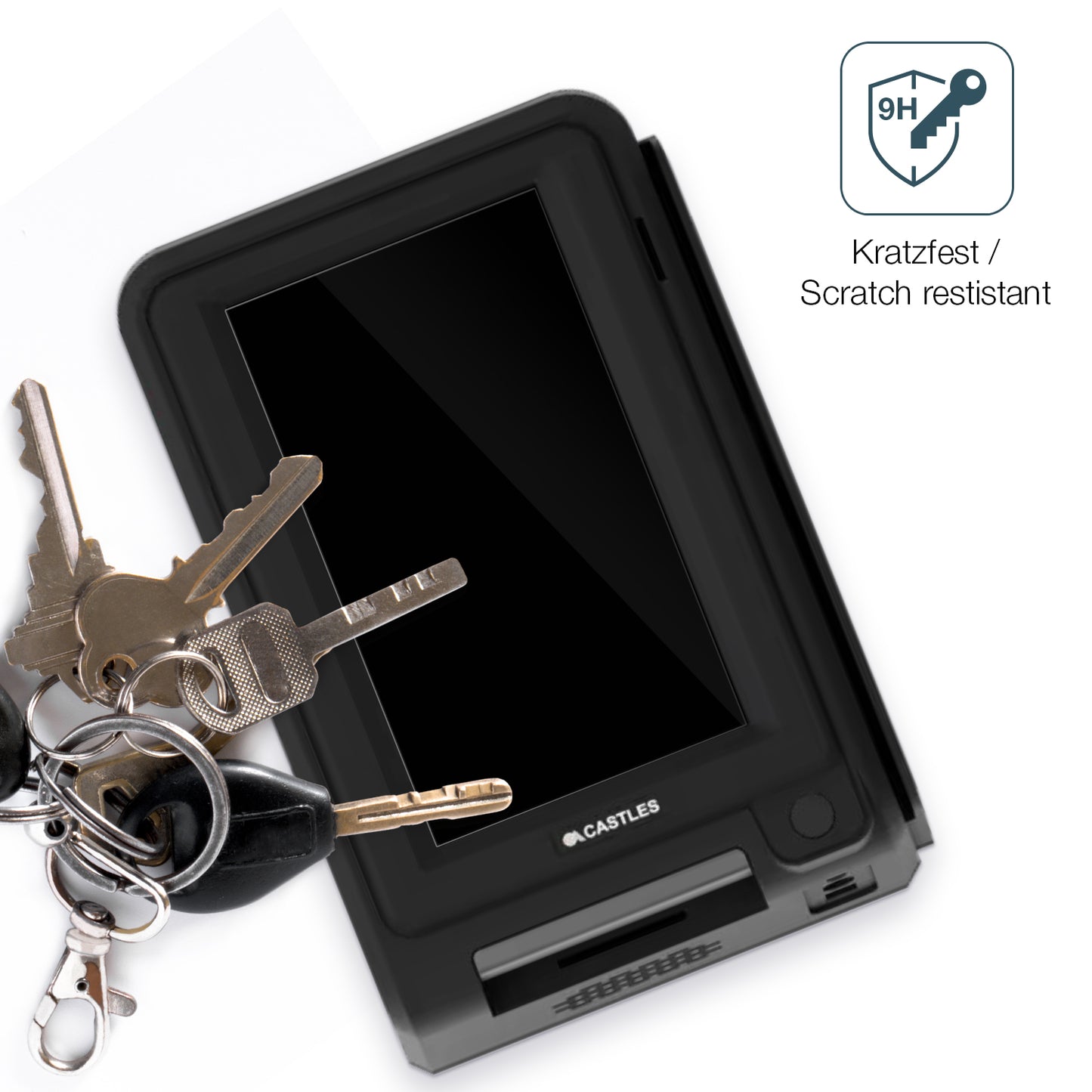 dipos Displayschutz für Adyen S1U2, transparente Oberfläche, perfekte Passform auch für die Rundungen