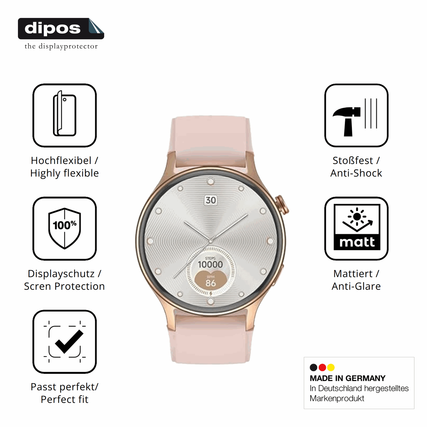 Displayschutz hergestellt in Deutschland, h�chste Qualit�t made in Germany